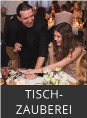 Tischzauberei am Hochzeitsfest